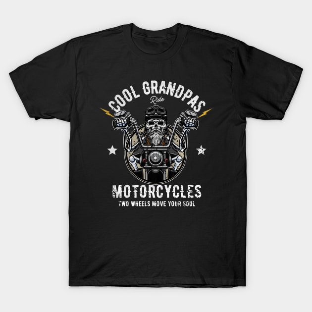 Grandpa Biker T-Shirt by DewaJassin